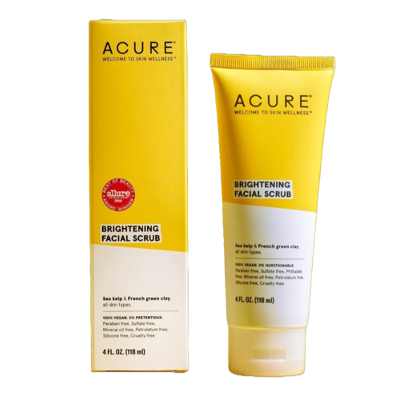 ACURE – Brightening Facial Scrub au Maroc