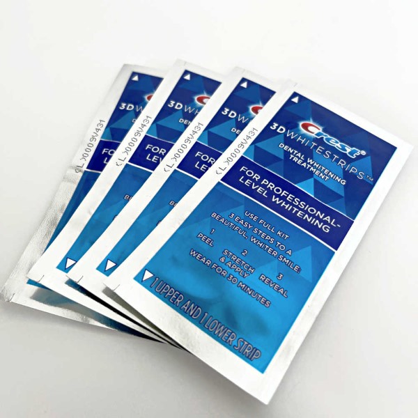 CREST – 3D Whitestrips Kit de bande de blanchiment 12 Level 20 bandes 1 Hour Express