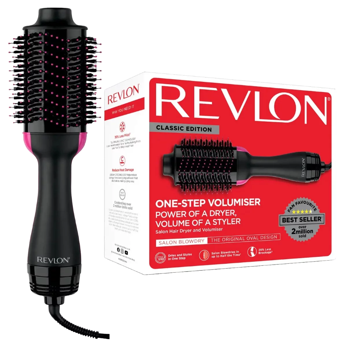 REVLON – One-Step Hair Dryer and Volumiser au Maroc